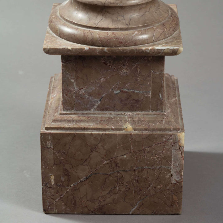 19th Century Marble Pedestal Column