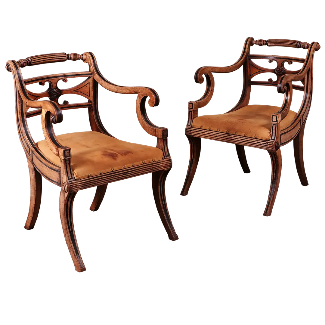 Pair of Regency Armchairs