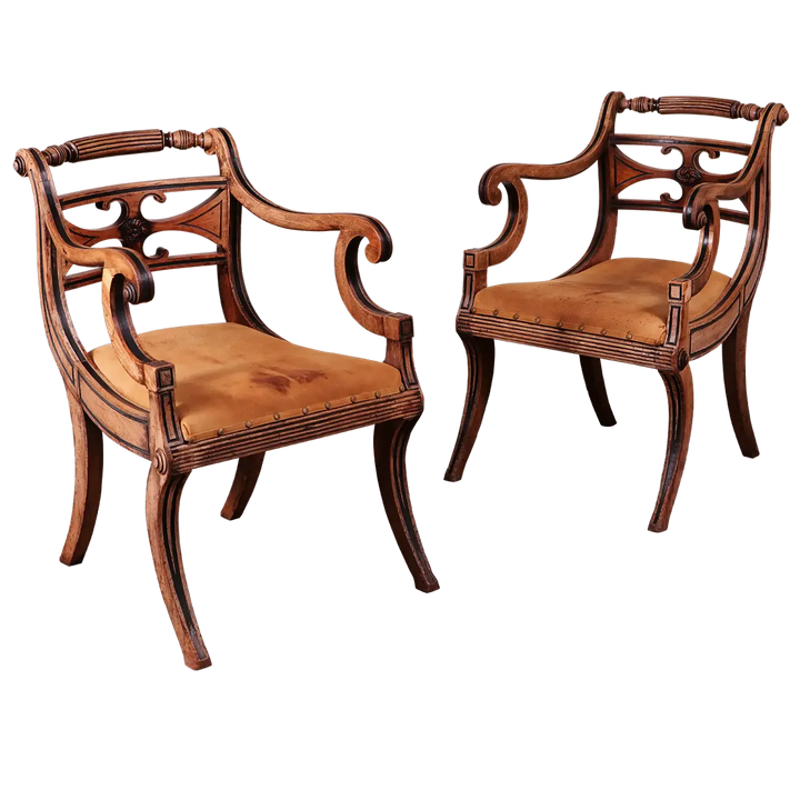 Pair of Regency Armchairs