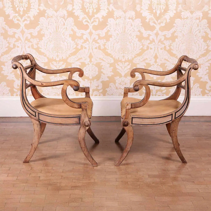 Pair of Regency Armchairs