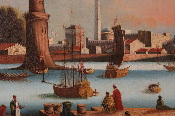Large Decorative Mediterranean View