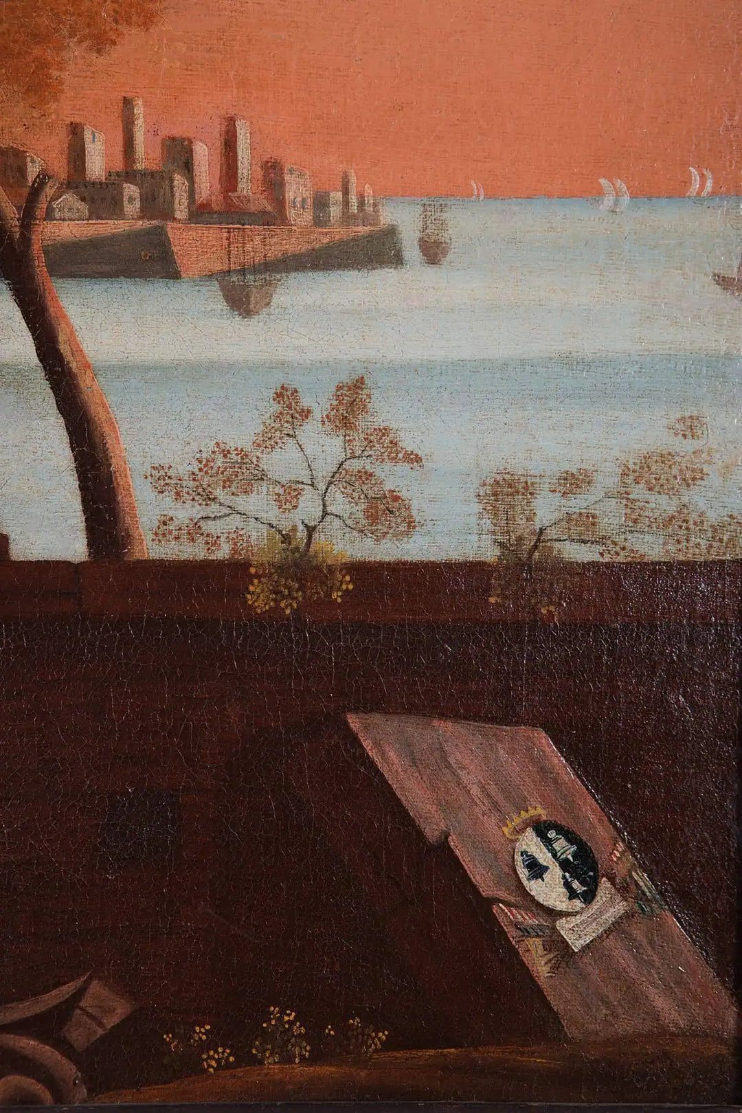 Large Decorative Mediterranean View