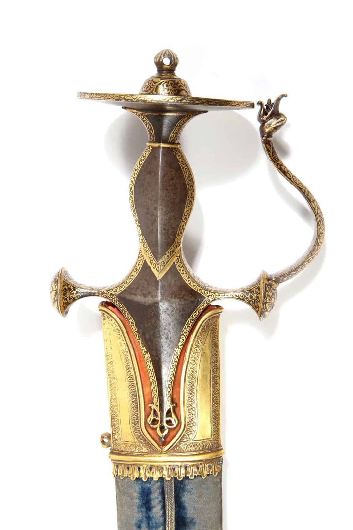 17th Century Shamshir Engraved Shah Abbas