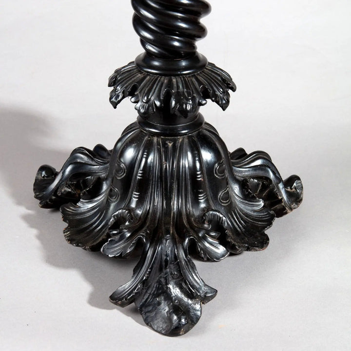 Pair of Indian Ebonised Hall Stands