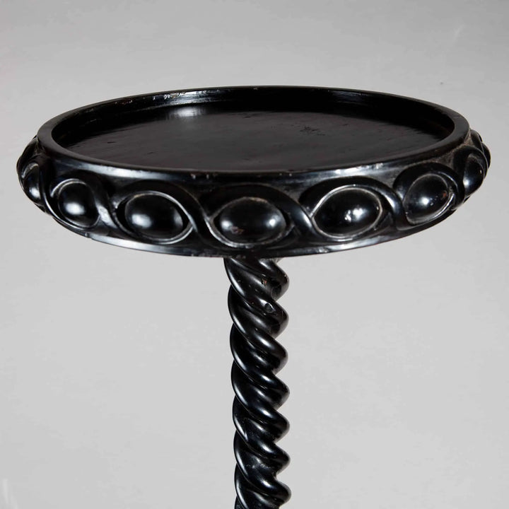 Pair of Indian Ebonised Hall Stands
