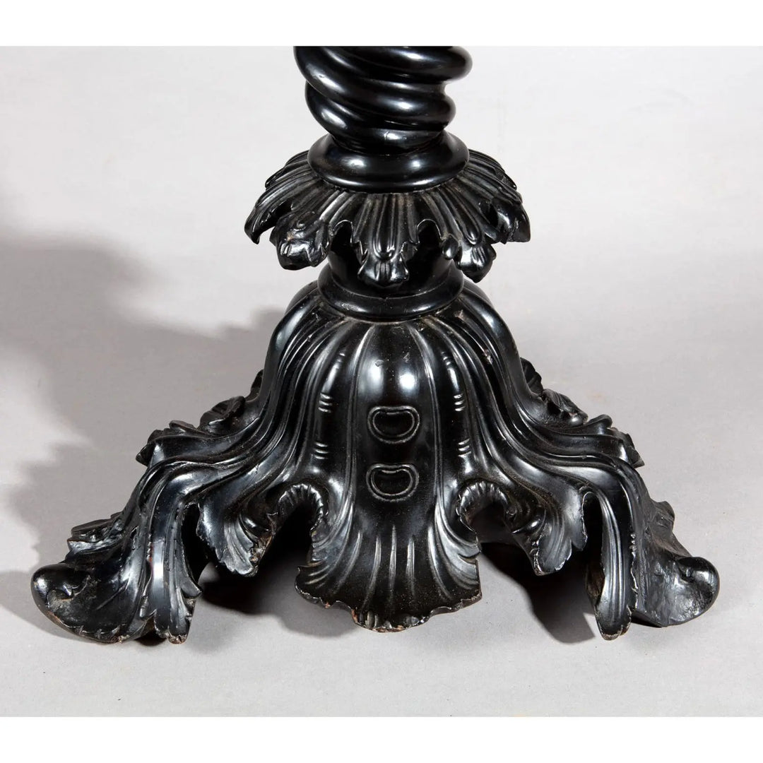 Pair of Indian Ebonised Hall Stands