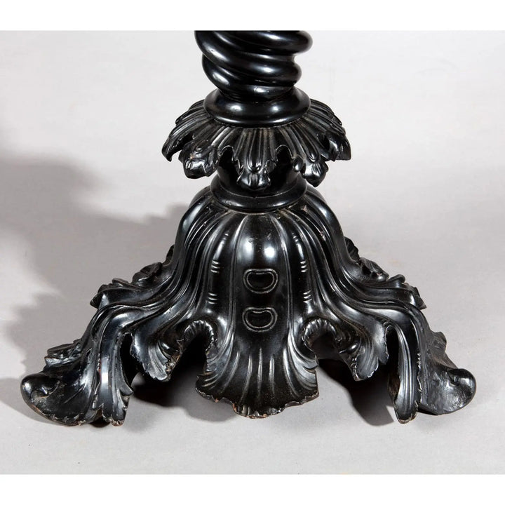 Pair of Indian Ebonised Hall Stands