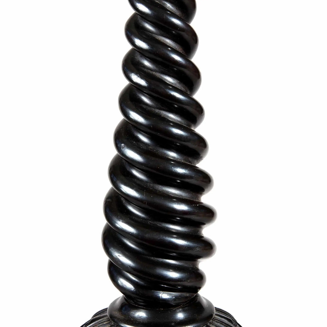 Pair of Indian Ebonised Hall Stands