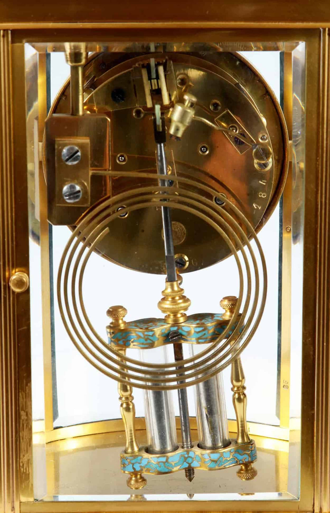 Champleve 8 day French Carriage Clock