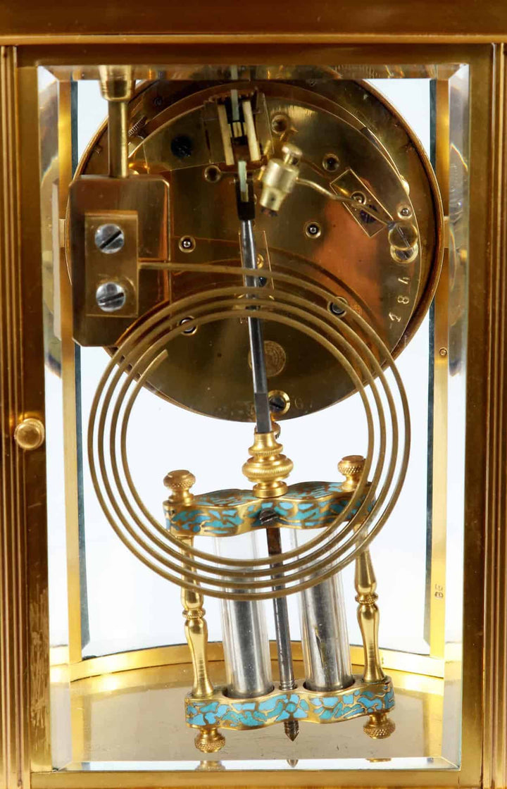 Champleve 8 day French Carriage Clock