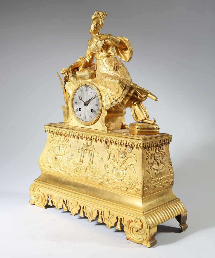 A Gilt Bronze Ottoman Mantle Clock