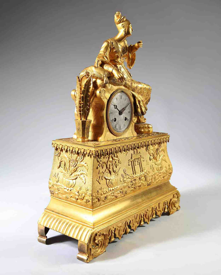 A Gilt Bronze Ottoman Mantle Clock
