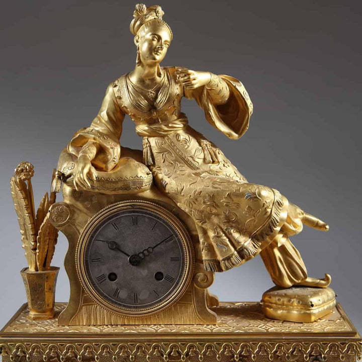 A Gilt Bronze Ottoman Mantle Clock