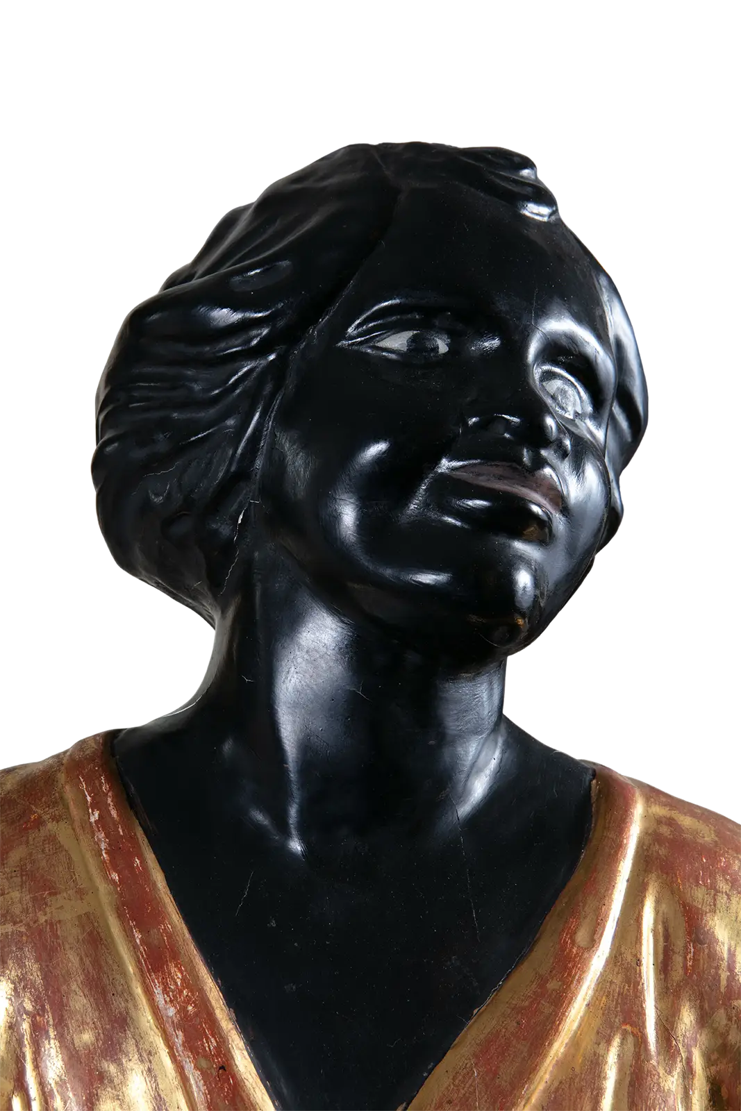 19th Century Giltwood and Ebonised Blackamoor