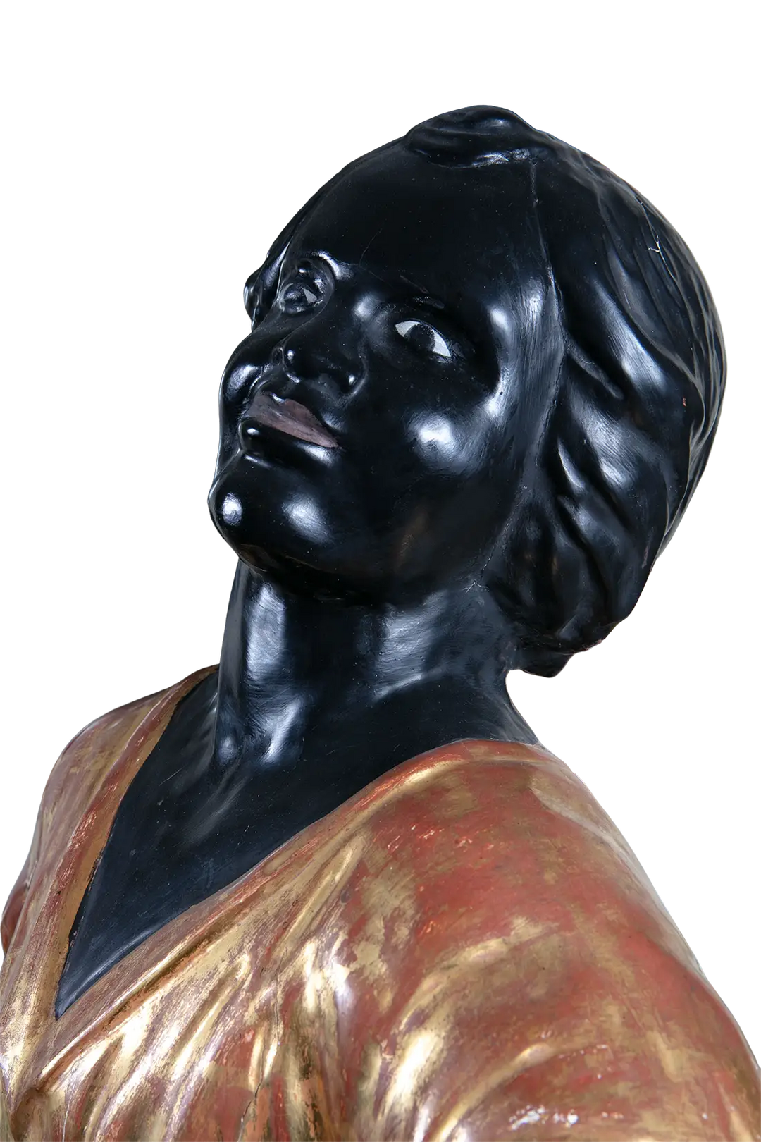 19th Century Giltwood and Ebonised Blackamoor
