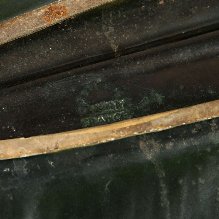 Vivid Green Lustrous Ceramic Banana Leaf