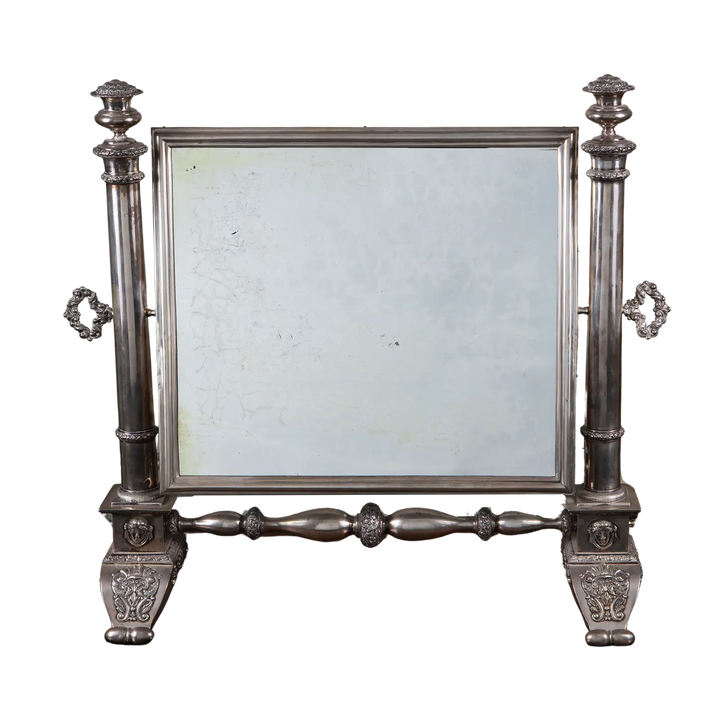 Empire Italian Silver Dressing Mirror