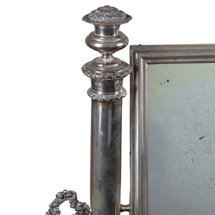 Empire Italian Silver Dressing Mirror