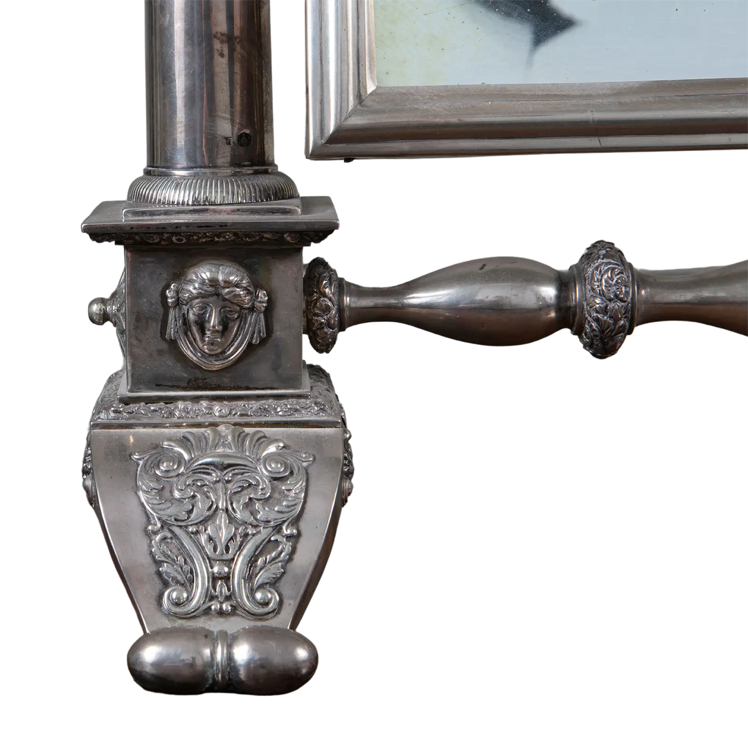 Empire Italian Silver Dressing Mirror