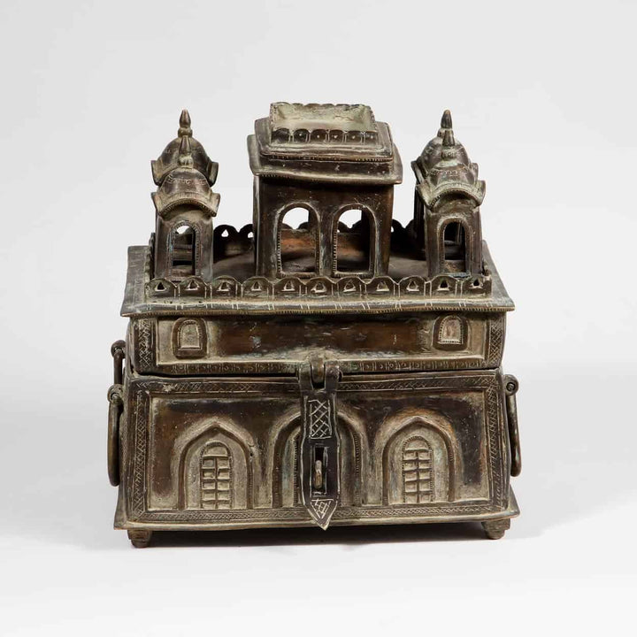 Indian Brass Box as a Temple