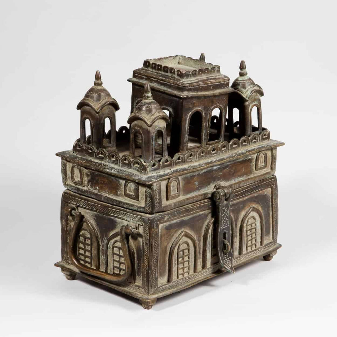 Indian Brass Box as a Temple