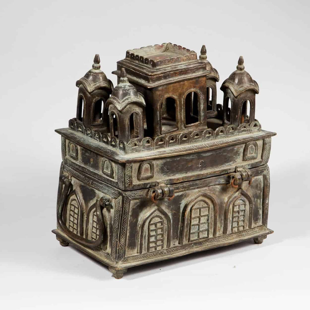 Indian Brass Box as a Temple