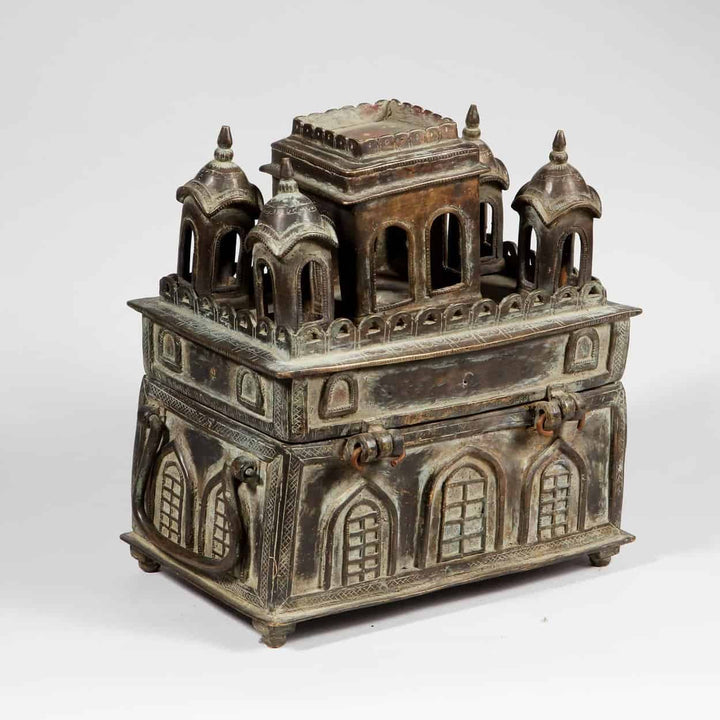 Indian Brass Box as a Temple