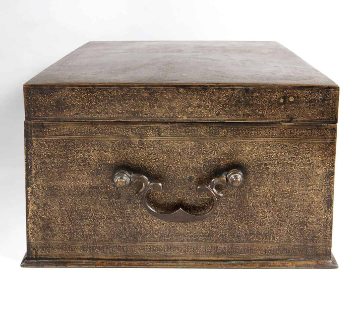A Very Fine 19th Century Indian Large Brass Chest