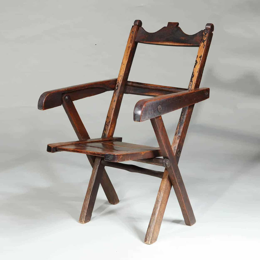Exotic Hardwood Folding Chair