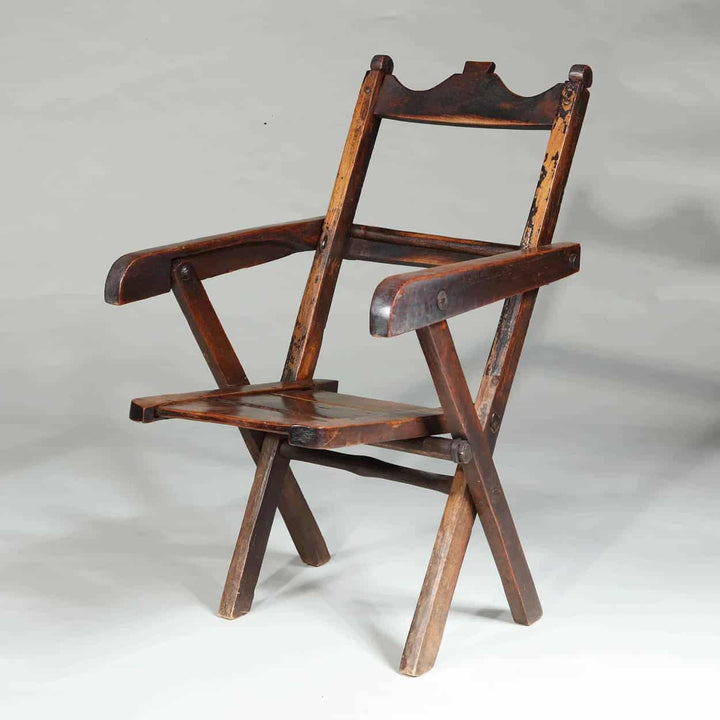 Exotic Hardwood Folding Chair