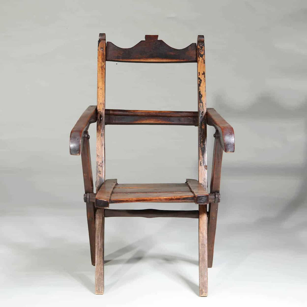 Exotic Hardwood Folding Chair