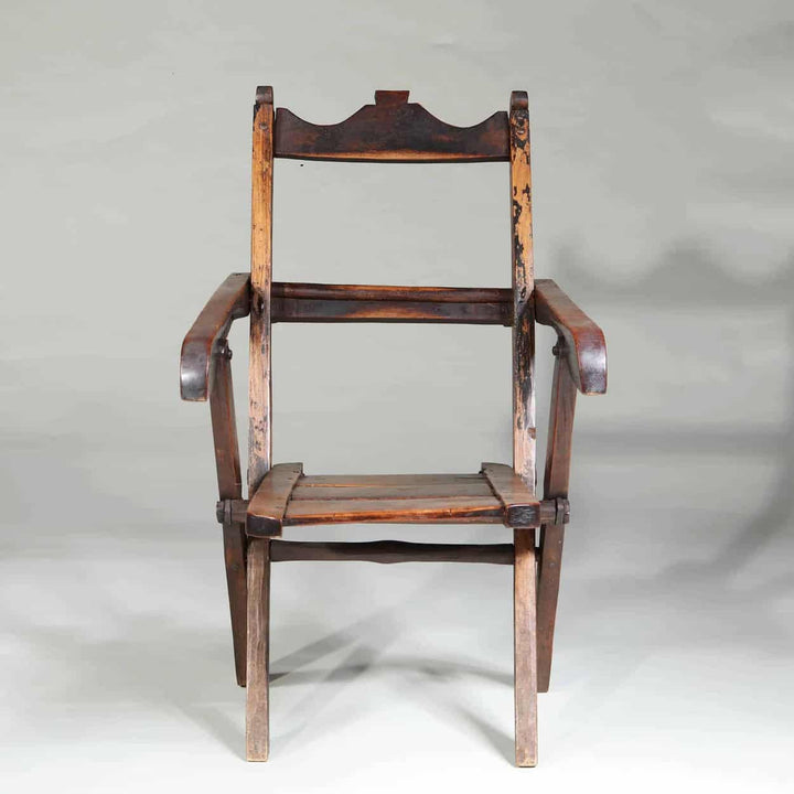 Exotic Hardwood Folding Chair