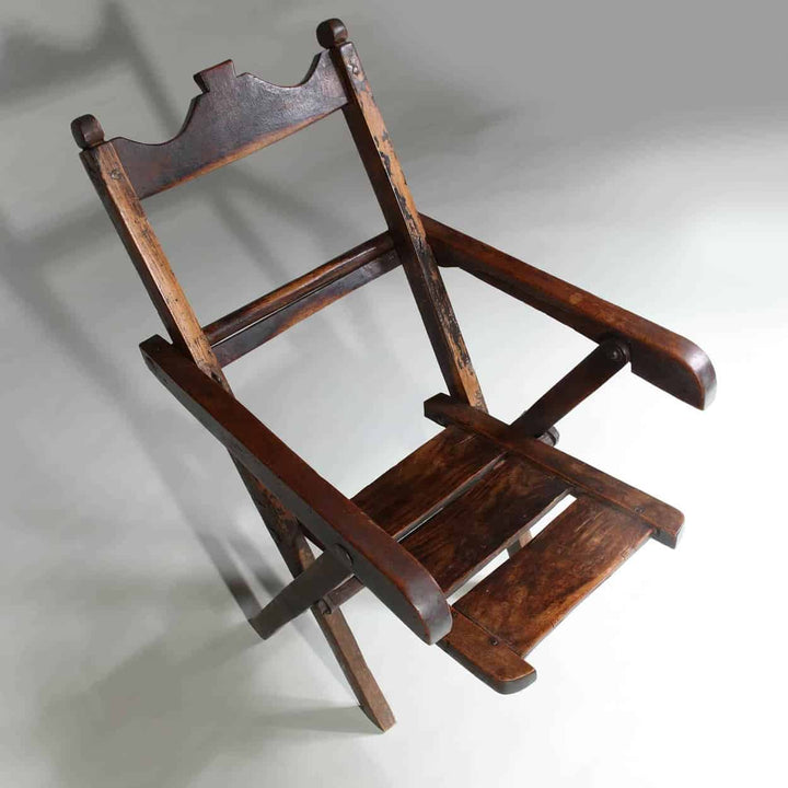 Exotic Hardwood Folding Chair