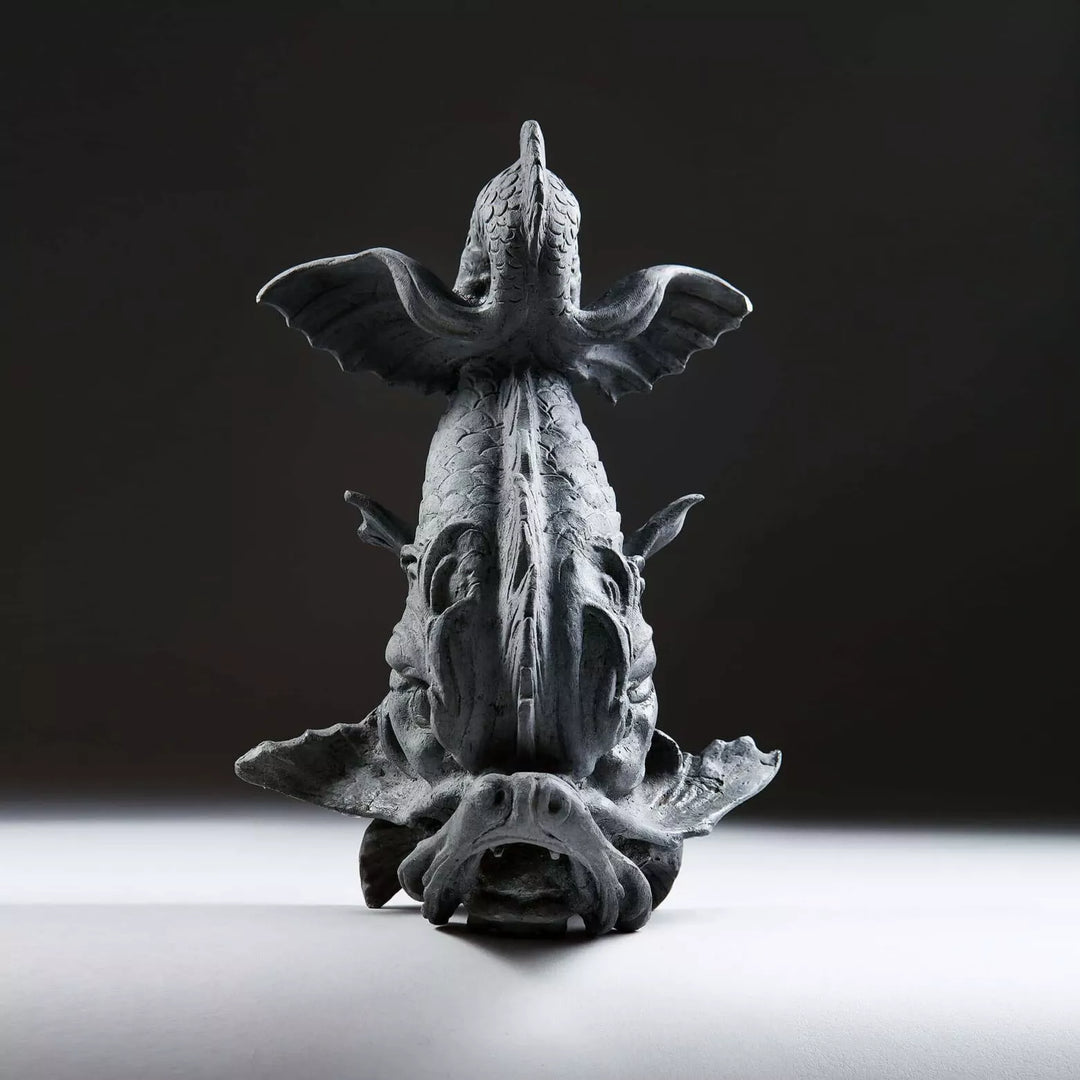 Lead Wall Fountain | Classical Dolphin