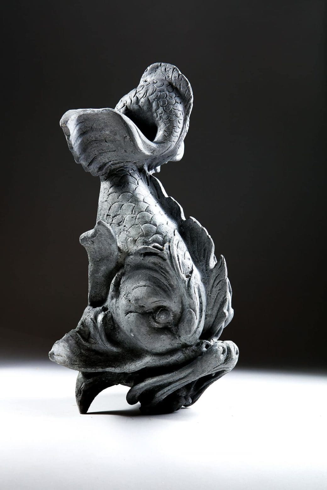 Lead Wall Fountain | Classical Dolphin