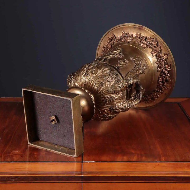 Grand Tour Bronze Vase After The Antique