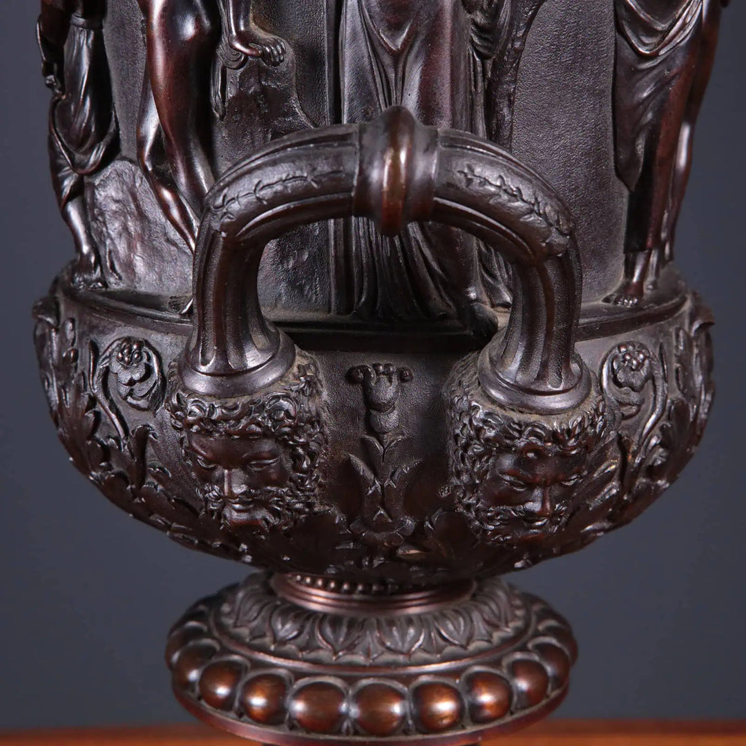 Pair of Grand Tour Models after the Medici Vase