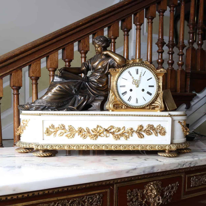 A Fine French Neo Classical Mantel Clock