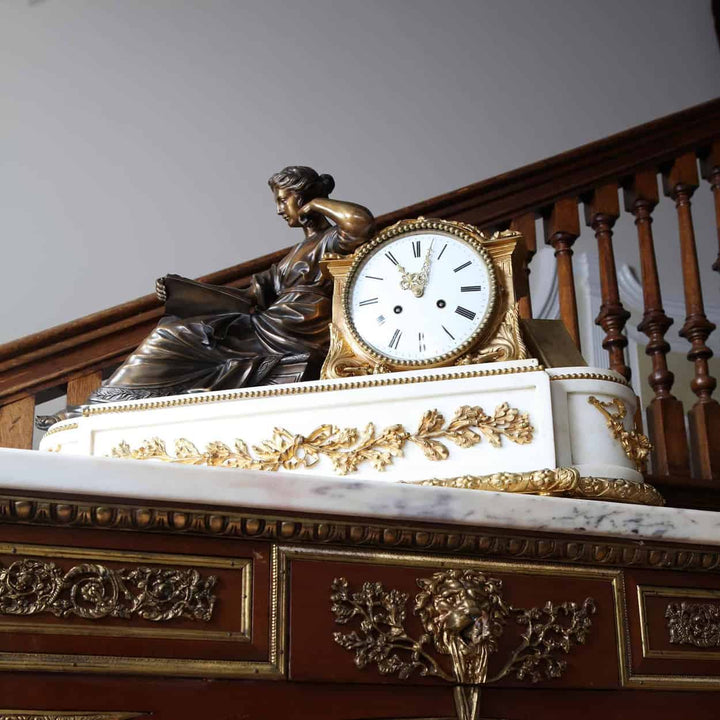 A Fine French Neo Classical Mantel Clock