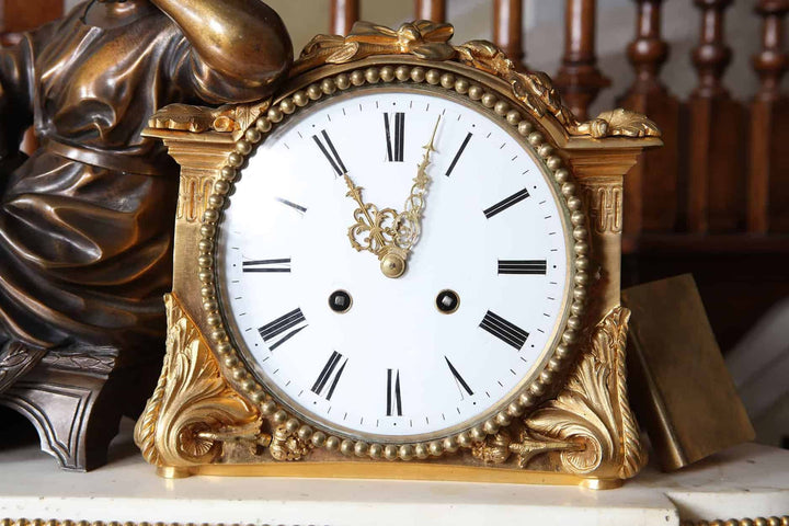 A Fine French Neo Classical Mantel Clock