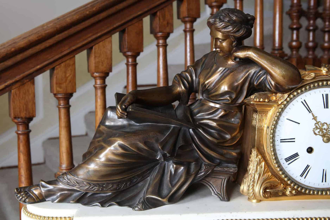 A Fine French Neo Classical Mantel Clock