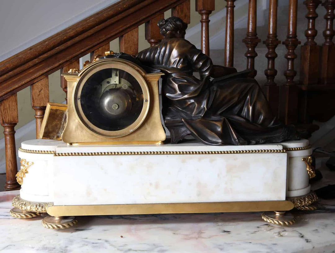 A Fine French Neo Classical Mantel Clock