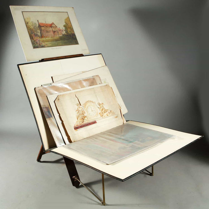 Victorian Leather Folio Stand