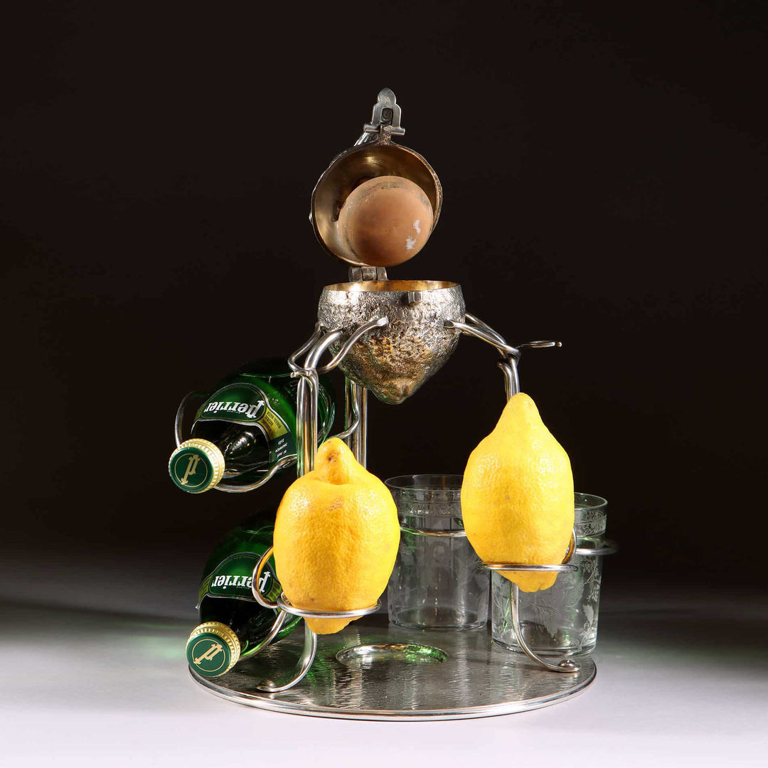 Hukin & Heath Silver Plate and Gilt Lemon Squeezer