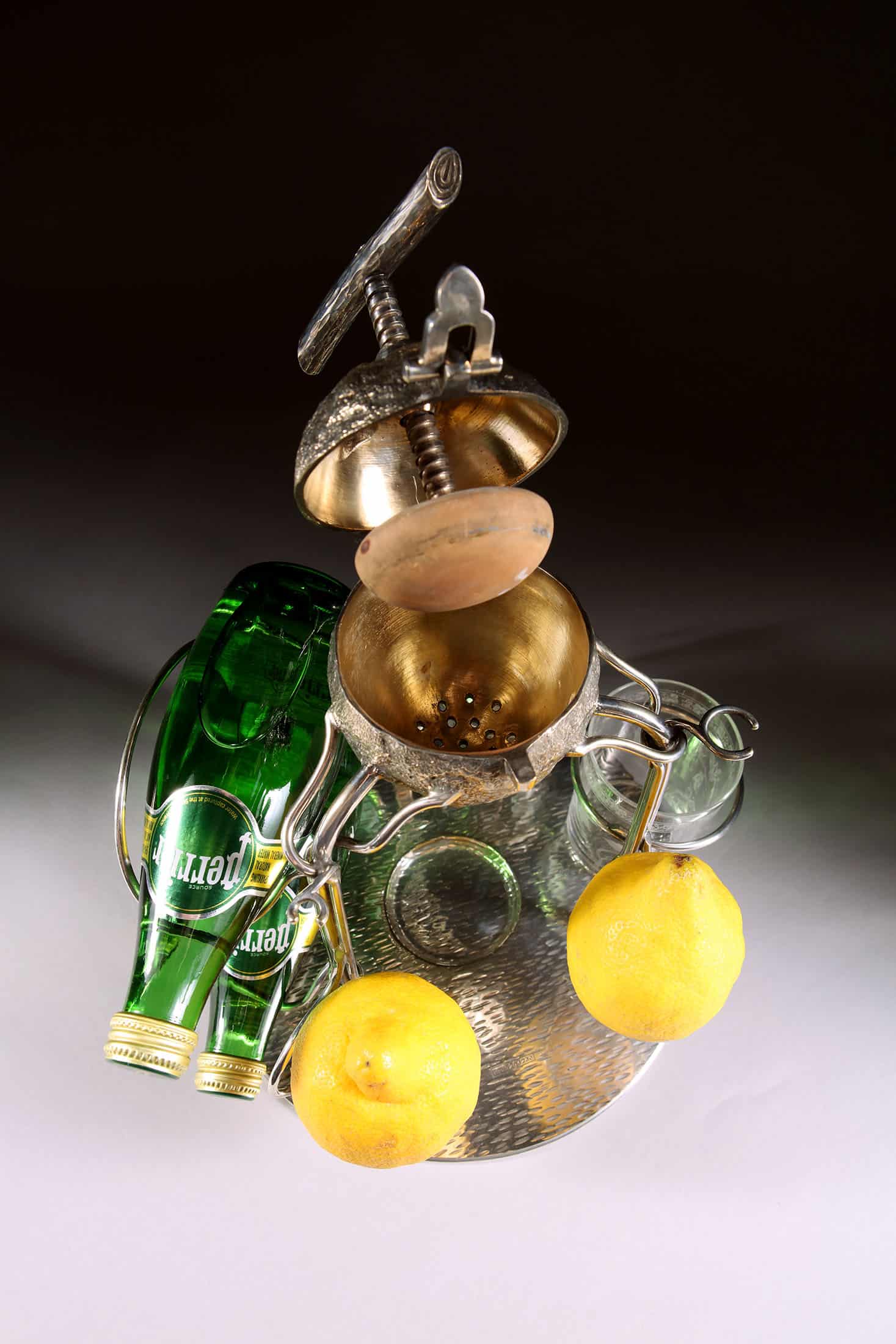 Hukin & Heath Silver Plate Lemon Squeezer Discovery - Nicholas