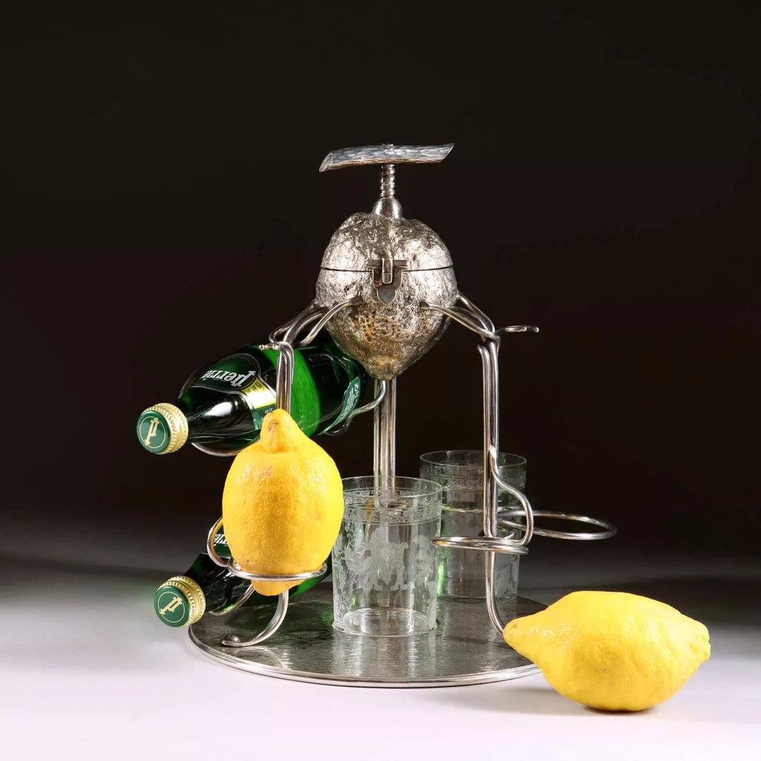 Hukin & Heath Silver Plate and Gilt Lemon Squeezer