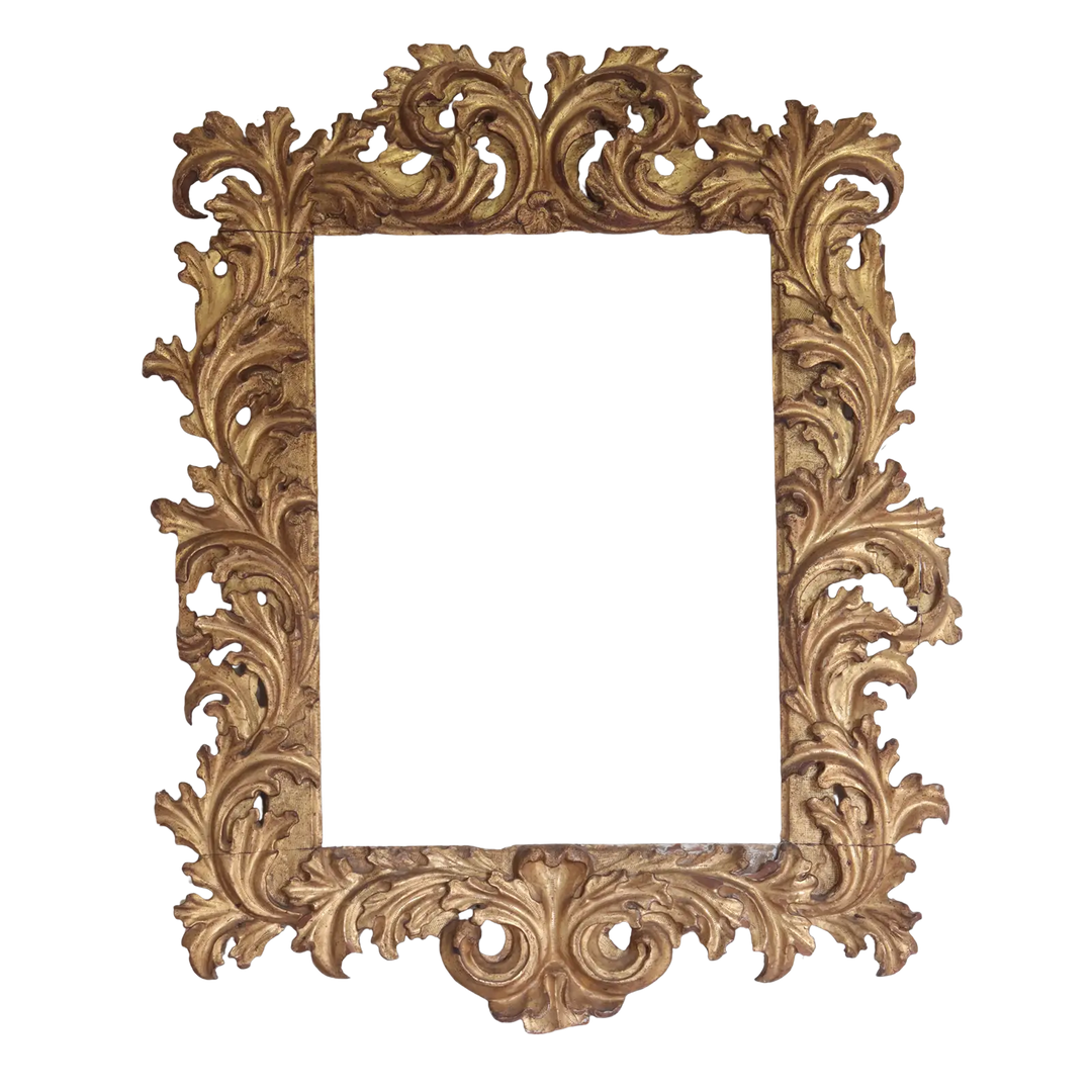 17th century Italian Baroque Giltwood Frame