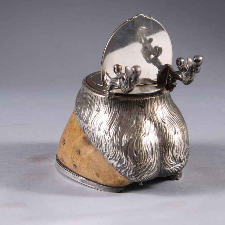 Late 19th Century Horse Hoof Inkwell by Naturalists Piccadilly