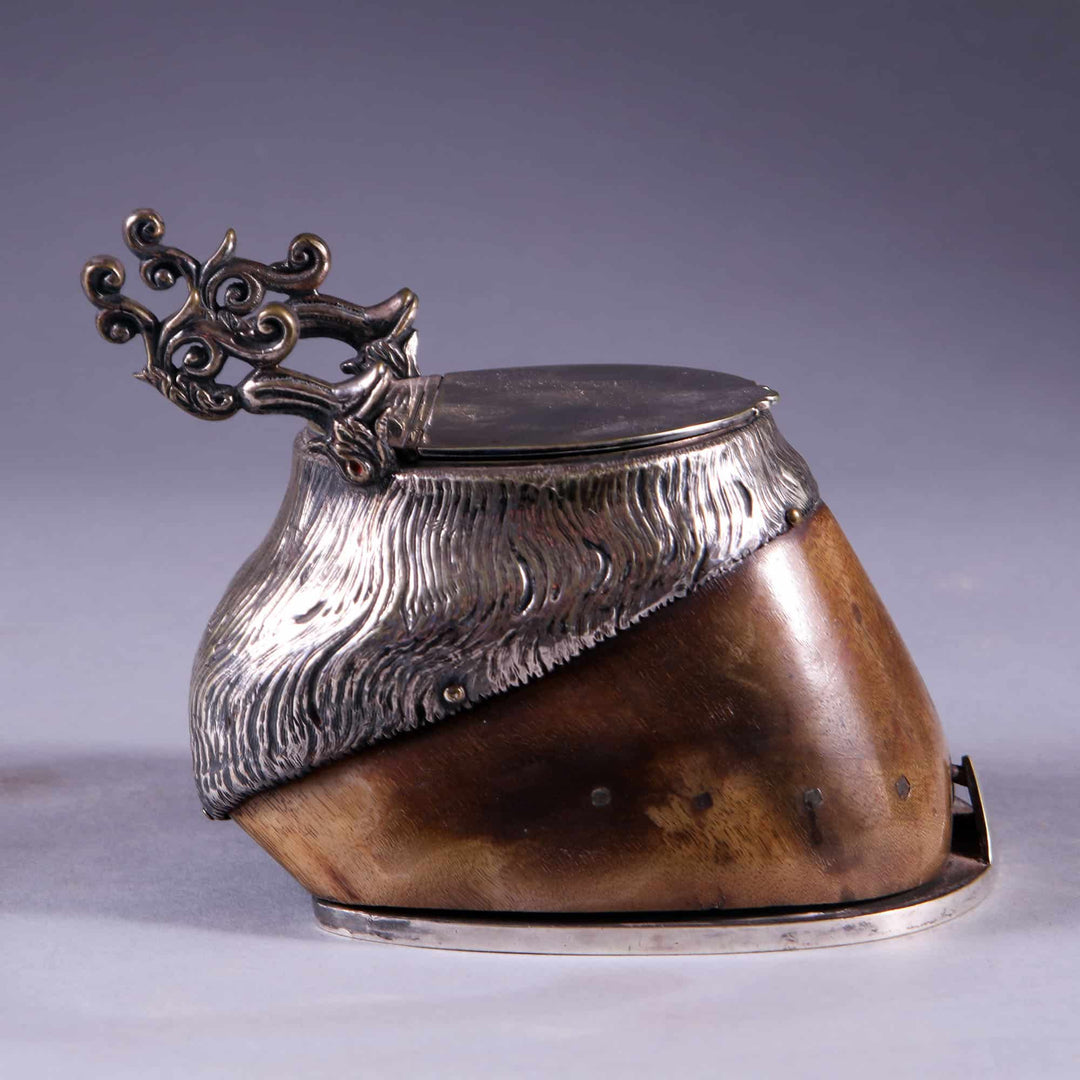 Late 19th Century Horse Hoof Inkwell by Naturalists Piccadilly