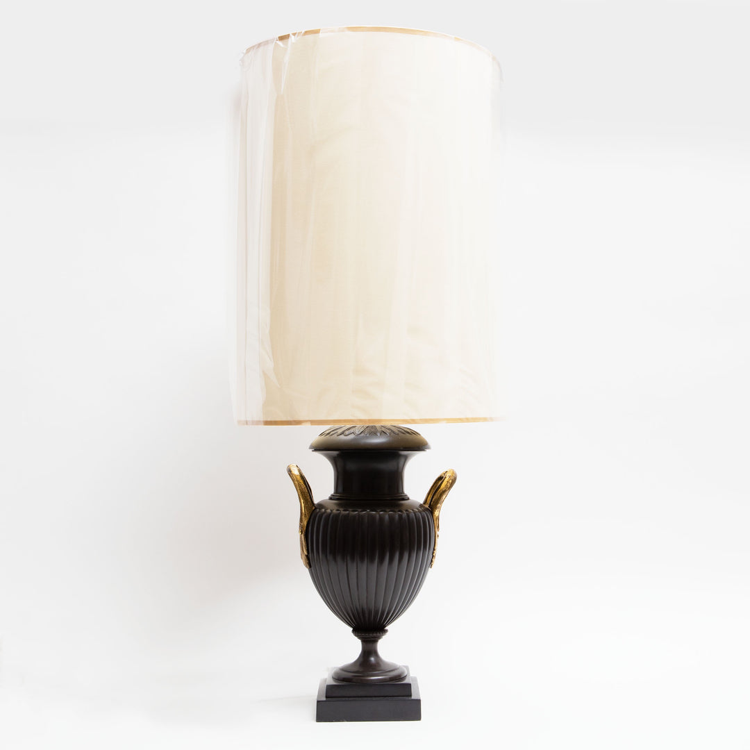 Pair of Neo-Classical Bronze Urn Lamps